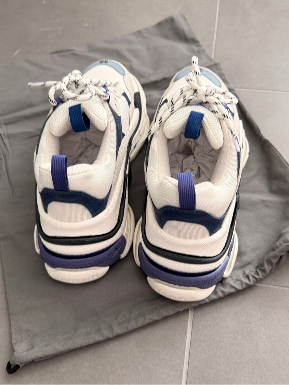 Balenciaga White Sneakers m 6/w 7.5 - Picture 3 of 7